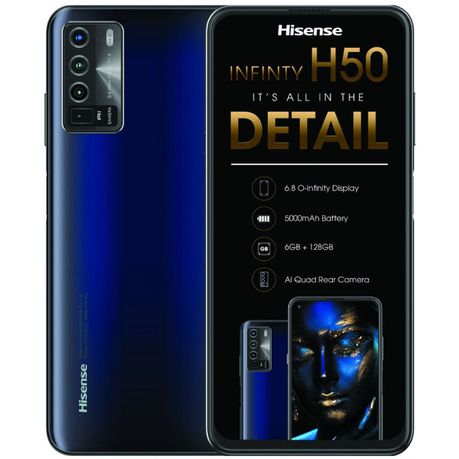 Hisense Infinity H50 128GB Single Sim - Jade Black Buy Online in Zimbabwe thedailysale.shop