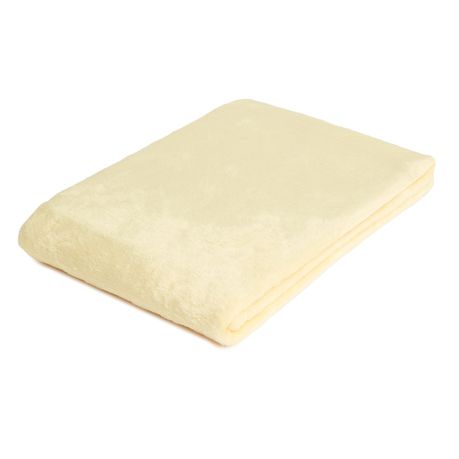 Wiggle - 70 x 100cm Flannel Fleece Blanket - Yellow Buy Online in Zimbabwe thedailysale.shop