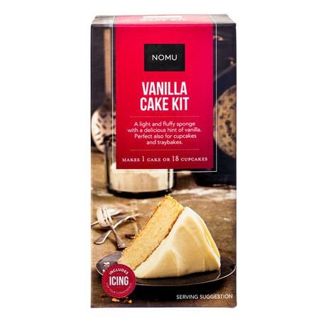 NOMU Vanilla Cake Baking Kit 820g Buy Online in Zimbabwe thedailysale.shop