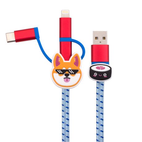 SWIPE Shiba Inu 3IN1 Cable Buy Online in Zimbabwe thedailysale.shop