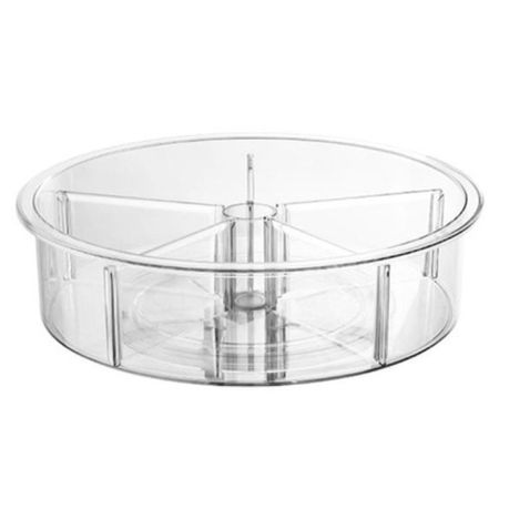 Kitchen Lazy Susan Divided Turntable Storage Container Buy Online in Zimbabwe thedailysale.shop