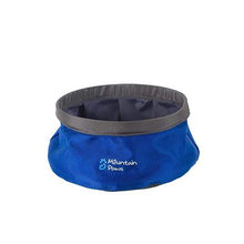 Load image into Gallery viewer, Mountain Paws Collapsible Dog Water Bowl - Blue (Small)
