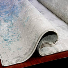 Load image into Gallery viewer, Gabardin Turkish Carpet Machine Made 150 x 230 Model 8040A Y.BLUE / GREY
