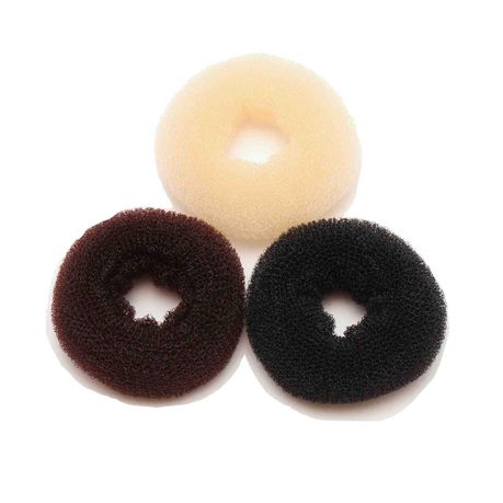 Hair Donut- pack of 3 (black, brown & beige) Buy Online in Zimbabwe thedailysale.shop