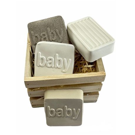 Gift Set - Shampoo Bar, Goat's Milk and Rooibos African Black Soap for Baby Buy Online in Zimbabwe thedailysale.shop