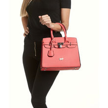 Load image into Gallery viewer, Brad Scott The Monaco Padlock Classic Bag Which Can Also Be Worn Over The Shoulder
