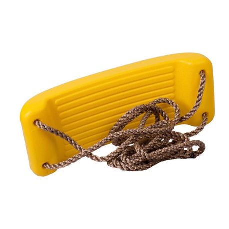Plastic Swing Rope Seat for Kids - Yellow