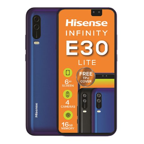 Hisense Infinity E30Lite 16GB Dual Sim - Nebula Blue Buy Online in Zimbabwe thedailysale.shop