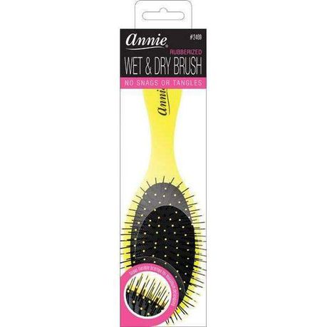 ANN02469 - Annie - Detangler Wet & Dry Brush Yellow - 6 Pack Buy Online in Zimbabwe thedailysale.shop