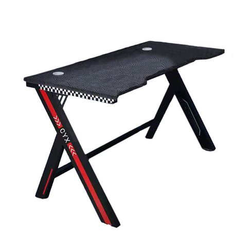 K-Shaped Computer Workstation Desk For Gaming/Office/Home-Black Buy Online in Zimbabwe thedailysale.shop