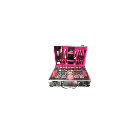 Professional cosmetic 56 Piece Makeup Kit - Silver Case