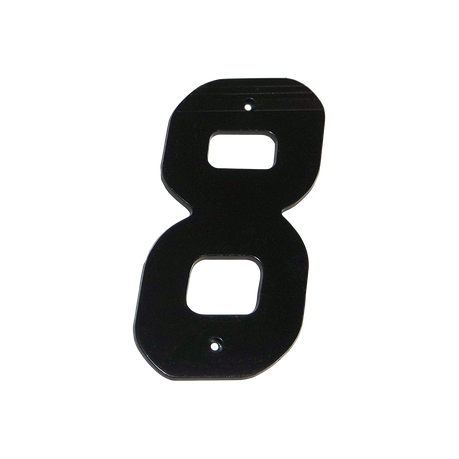 Modern House Number - 8 - Large