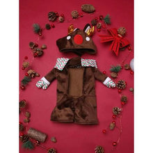 Load image into Gallery viewer, Pet 'Walking' Christmas Reindeer Costume with Arms and Hat
