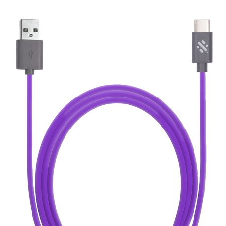 Swipe Link Type-C USB Data & Charge Cable 1m (Purple) Buy Online in Zimbabwe thedailysale.shop