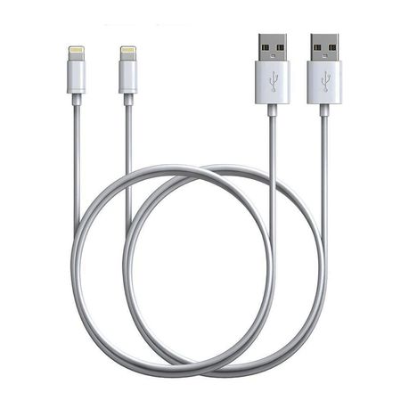 World Choice iPhone USB Charging Cable for iPhone 5 & 6 & 7 & 8 & X Pack 2 Buy Online in Zimbabwe thedailysale.shop
