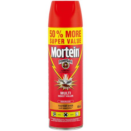 Mortein PowerGard Ultra Fast - Multi Insect Killer - Odourless - 450ml