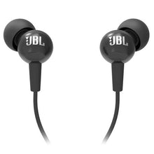 Load image into Gallery viewer, JBL C100SI In-Ear Headphones With Mic - Black
