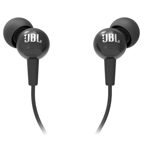 JBL C100SI In-Ear Headphones With Mic - Black