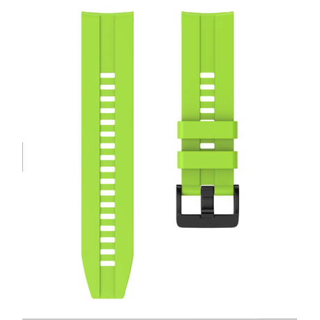 Silicone Strap for Huawei GT 46mm Official type -Lime green