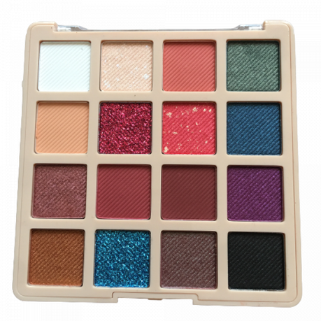 16 Colour Eyeshadow Palette Blue Glitter Buy Online in Zimbabwe thedailysale.shop