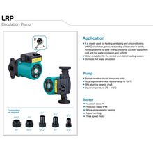 Load image into Gallery viewer, Hot Water Circulation Pump LRP25-60-130 – 96W 230V
