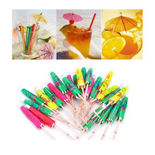 Load image into Gallery viewer, Aankopen - Cocktail Parasol Umbrella Tropical Toothpicks - 120 Units
