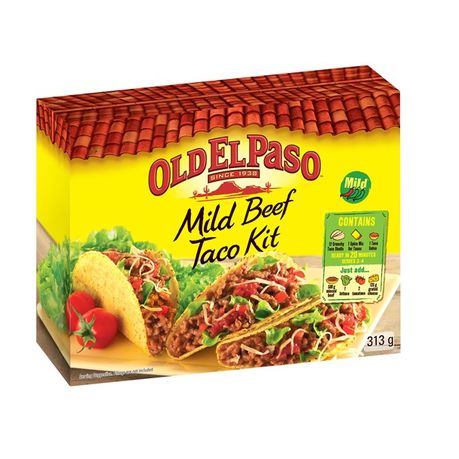 Old El Paso Mild Beef Taco Kit 308g Buy Online in Zimbabwe thedailysale.shop