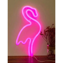 Load image into Gallery viewer, Flamingo Shaped Neon LED Light (Pink)
