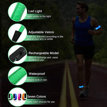 Load image into Gallery viewer, LED Reflective Armband - Green
