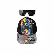 Load image into Gallery viewer, Gamer Peak Cap and Sunglasses
