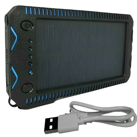 Solar Power Bank - 10000mAh Buy Online in Zimbabwe thedailysale.shop