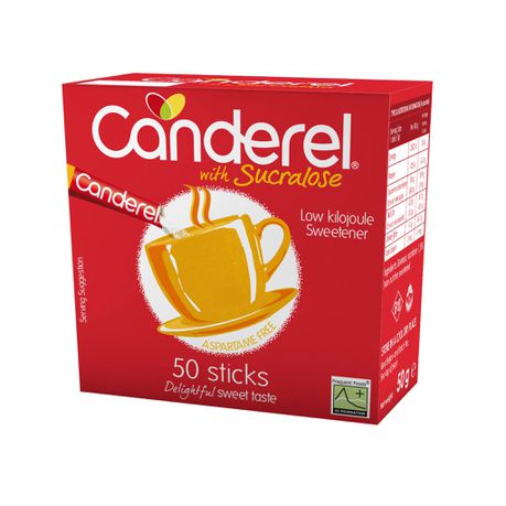 Canderel with Sucralose Sticks 50 Buy Online in Zimbabwe thedailysale.shop