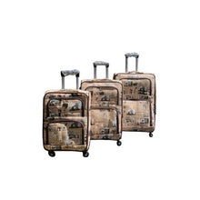 Load image into Gallery viewer, 3 Piece Graphic Art PU Leather Travel Luggage Set - Paris Eiffel Tower
