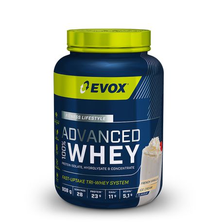 Evox 100% Whey Protein Advanced French Vanilla 908G