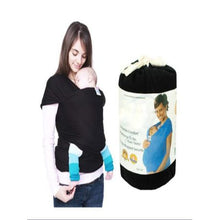 Load image into Gallery viewer, Baby Wrap Stretchy Baby Sling Carrier - Black

