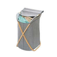 Load image into Gallery viewer, Wenko - Laundry Bin 79L - Bahari Range - Bamboo Grey
