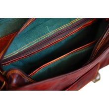 Load image into Gallery viewer, Minx - Genuine Leather Milan Laptop Bag Brown (Unisex)
