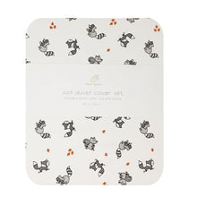 Load image into Gallery viewer, little acorn - Woodland Animals Cot Duvet Cover Set
