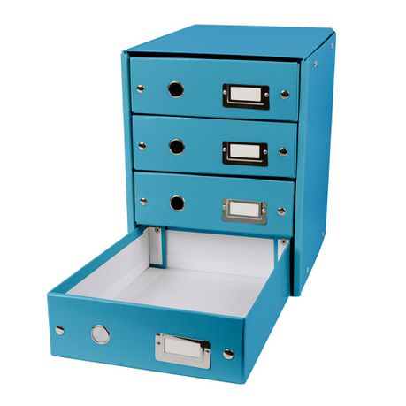 Leitz: Drawer Cabinet 4 Drawers - Blue Buy Online in Zimbabwe thedailysale.shop