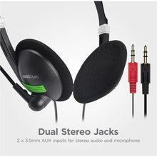 Load image into Gallery viewer, Astrum On-ear PC Wired Headset with Mic - HS100
