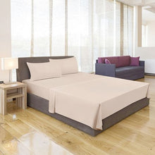 Load image into Gallery viewer, Wrinkle Resistant Egyptian Comfort Sheet Set: 4 Piece Queen: Cream Beige
