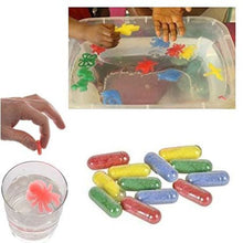 Load image into Gallery viewer, DL Wind-Up Bath Toys with 12 Growing Capsule Sponges - DL056
