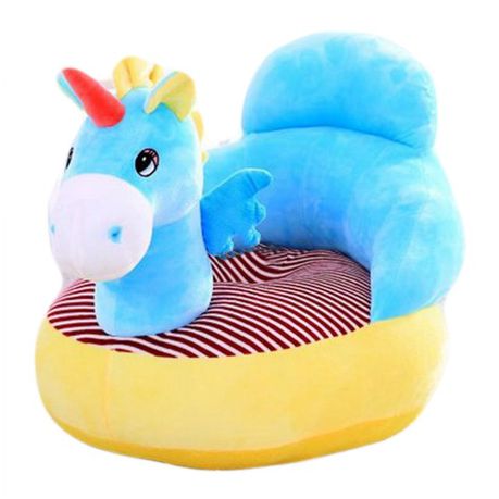 Baby Seat Sofa Plush Soft Chair Support Seat - Unicorn Blue Buy Online in Zimbabwe thedailysale.shop