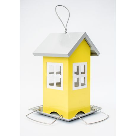 Westermans Yellow House Bird Feeder - Small Buy Online in Zimbabwe thedailysale.shop