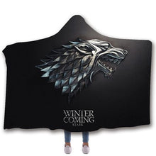 Load image into Gallery viewer, Game of Thrones Hooded Blanket No 3

