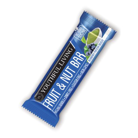 Youthful Living - Fruit and Nut Bars - Blueberry and Matcha - 5g x 18 bars