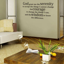 Load image into Gallery viewer, Fantastick - Serenity Prayer Vinyl Wall Poetry
