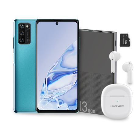 Blackview A100, 6GB|128GB + Airbuds3 + SD card & 13000mAh Power bank Bundle Buy Online in Zimbabwe thedailysale.shop