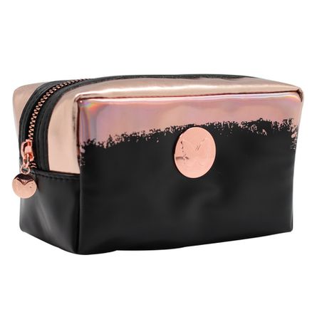 Butterfly Cosmetic Case - Foiled Rose (15x7x9cm)