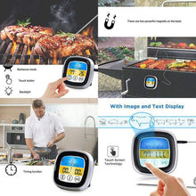 Load image into Gallery viewer, Lifespace 300deg Touch Screen Digital Thermometer with timer &amp; probe
